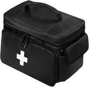 JAYIOLA First Aid Bag Empty Professional Travel Carrying Case for Outdoor Car Hiking