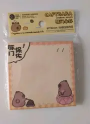 Capybara Eternal Groups Sitting Lotus Sticky Notes Memo Pad