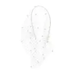 [Jennifer Behr] Jennifer Behr Violette Pearl-embellished Veil Headband ONE SIZE NEUTRALS