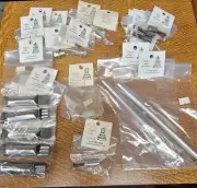 Bakery Cake Lot PME Crimper Wavy Scalloped Impeller Shaft Magnet Wilton Heart
