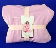 Nwt VICTORIA'S SECRET Modal Soft LILAC Button-Up TOP & PANTS Lounge PAJAMA SET L
