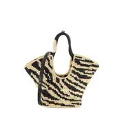 [Zimmermann] Zimmermann Small Goldentime Shoulder Bag ONE SIZE NEUTRALS/BLACK