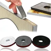 U-Shape Edge Banding, Soft Silica Gel Edge Trim Corner Guards, Collapsible Edge Protector for Baby, Self Adhesive Furniture Edge and Corner Guards, for Cabinet Repair Furniture (16mm*3M, White)