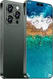 I16 ProMAX 12+512GB Smartphone Unlocked Cell Phone,6.99" HD Screen Unlocked Phones,Battery 7000mAh Android 13,Face ID/Fingerprint Button unlock/Photos/5G/Dual SIM/GPS (Dreep Green)