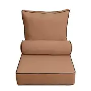 AD104 Contrast Pipe Trim Medium Deep Seat Back Rest Bolster Insert Slip Cover