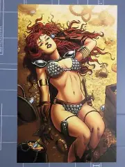 Red Sonja #65 COVER Dynamite Comics Poster 8x12 Walter Geovani Adriano Lucas
