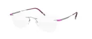 SILHOUETTE 5516 6040 Matte Brown Bronze Titanium Rimless Frames Eyeglasses 48mm