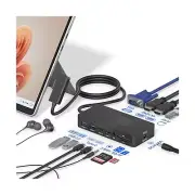 Surface Dock, Surface Docking Station, 12-in-1 Triple Display (2 HDMI 4K+VGA)...
