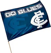 Carlton Blues AFL Game Day Pole Flag Banner