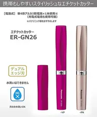 在飛比找Yahoo!奇摩拍賣優惠-日本Panasonic 國際牌 ER-GN26 鼻毛刀 電動
