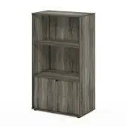 Furinno JAYA Kitchen Storage Shelf with Cabinet French Oak Gray