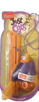 Hartz Just For Cats Gone Fishin' Cat Toy FISH ORANGE