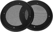 Mikinona 2pcs Car Speaker Cover Subwoofer Grill Protector Durable Mesh Design for Sound Transmission Protection Against Debris Compatible with Various Car Models