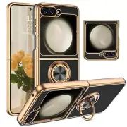 Hybrid Case For Samsung Galaxy Z Flip3/4/5 Shockproof Kickstand Cover Fold