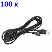 LOT 100 x 6FT/1.8M USB Data Charging Cable For SONY PS3 Playstation 3 Controller