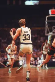 Larry Bird of the Boston Celtics 1980's Basketball photo