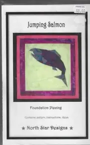 Jumping Salmon Foundation Piecing by North Star Designs