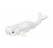 NEW NANOBLOCK Beluga Whale - Nano Block Micro-Sized Building Blocks NBC-355