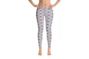 Panda Pink Bow Leggings Ddlg Submissive Clothing Women Leggings