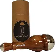 Face Detox Bronze/Kansa Wand Body and Foot Massager with Wooden Handle for Detoxification and Deep Relaxation Large Kansa Wand 2 in 1 Smaal