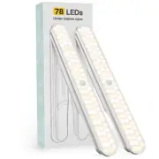 Rossetta Under Cabinet Lights, 78 LED Lights Battery Operated Motion Sensor L...