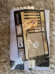 XL Portable Pet Mesh Gate, White Mesh. 180cm X. 78cm