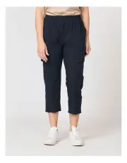 [Fella Hamilton] Vibe Stretch Crop Cargo Pant in Navy