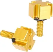 SWOOMEY 2Pcs CNC Aluminum Motorcycle Seat Screws Quick Release Bolts for Davidson Durable Easy Install Motorcycle Accessories for Seat Modifications