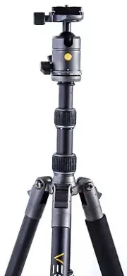 Vanguard VEO 3GO 235AB Travel Tripod, Dark Gray/Black, VEO3GO235AB