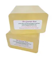2 lb EXTRA CRYSTAL CLEAR Melt And Pour Pure Glycerin Soap Embeds Bulk Wholesale