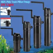 Aquarium UV Sterilizer Filter Light Germicidal Lamp Fish Tank Clarifier Pump