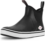 [Showave] Men's Deck Boots Waterproof Ankle Rain Boots High Performance Sports Sailing Booties Non-slip Rubber Boots Outdoors