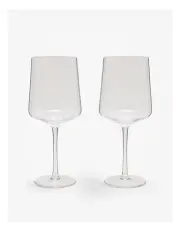 [Country Road] Alto Red Wine Glass Set Of 2 in Clear