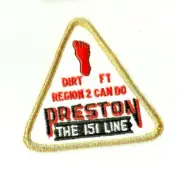 Preston the 151 line dirt ft region 2 can do driver patch 3-1/4 X 3-1/2 #8343