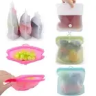 Fresh Wrap Freezer Bags Silicone Cooking Bag Food Storage Container Kitchen
