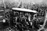 New 5x7 Photo: USS LOS ANGELES Zeppelin Airship over Manhattan New York, 1930