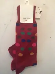 Paul Smith Men’s Socks NEW Dots One Size Cotton/Poly