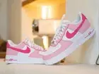 Air Force 1 Custom Shoes "Bubblegum Bloom Hot & Light Pink" Mens Womens Kids