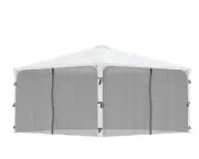 Palram - Canopia | Netting Set for Palermo 4.4 x 2.2 Gazebo Black. Net Only.