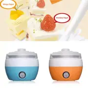 220V Automatic DIY Yogurt Maker Container Machine Stainless Steel Tank 1L