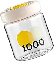 Containers For Food Storage | 1000ml Food-grade Bottles type - Flour Sugar Storage Containers, Airtight Storage Organization Transparent, Food-Grade For Coffee Sugar