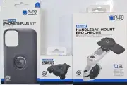 QUAD LOCK KIT iPHONE 16+ MAG Case, Dampener, Handlebar Mount Pro Chrome *EXPRESS