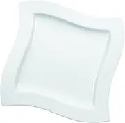 Villeroy & Boch New Wave Soup Bowls Dinner Plates White