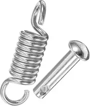 MINAOLULUS 1Set Heavy Duty Swing Hangers with Extension Spring and Pin Plug for Smooth Suspension of Hammock Chairs Porch Swings and Punching Bags Easy Installation Versatile Accessory