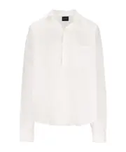 Balenciaga Patch Pocket Long-Sleeved Shirt FR38 white