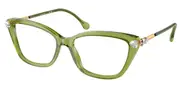 Swarovski SK2011 3002 Women’s Glasses Green Size 55 - Private Health Rebate - Blue Light Block Available