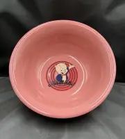 Fiesta Ware Looney Tunes Porky Pig Serving Bowl 1994 Warner Bros Homer Laughin