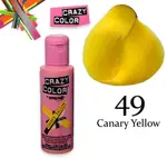 Crazy color semi-permanent 100 ml canary yellow