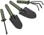 Garden Shovel,Garden Trowel, 4PCS/Set Mini Shovel Rake Spade DIY Gardening Tools Shovels Claw Tool Flower ing Bonsai Tools Plastic Handle Garden Supplies for Gardens