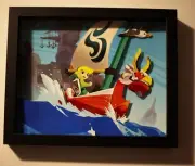 Legend Of Zelda Windwaker 3D Shadowbox